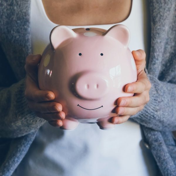 Happy smiling Piggy bank